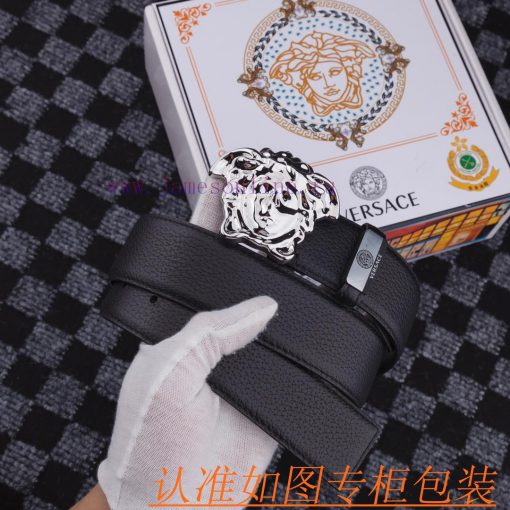 Versace ️. 0Material: 100% top layer cowhide belt, ensuring genuine leather belt, finely cra filoukxp - Image 2