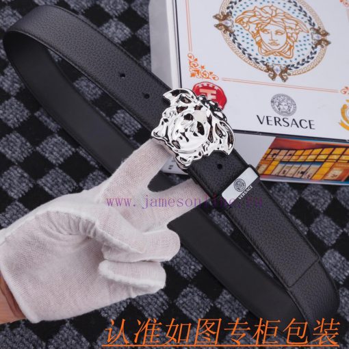Versace ️. 0Material: 100% top layer cowhide belt, ensuring genuine leather belt, finely cra filoukxp - Image 5