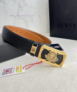 Versace. Versace Belt and BeltsHanging buckle, classic human head made of pure steel materia otwh1h2u