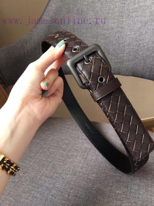 BV, Italian calf leather, hand woven, paired with classic needle buckle with a width of 3.5c wdcez5xj