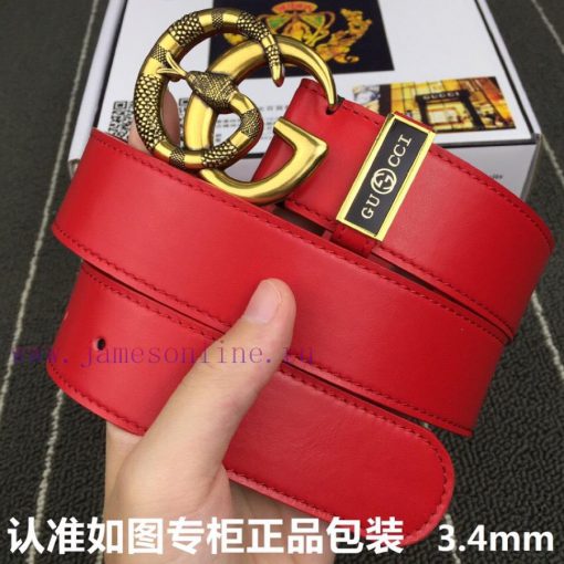 Gucci. GUCCICouple style width 3.4m/4.0mGrade: Italian imported 100% top layer cowhide, Gucc 0dbc6vn2 - Image 3