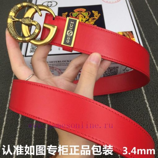 Gucci. GUCCICouple style width 3.4m/4.0mGrade: Italian imported 100% top layer cowhide, Gucc 0dbc6vn2 - Image 4