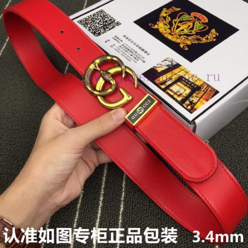 Gucci. GUCCICouple style width 3.4m/4.0mGrade: Italian imported 100% top layer cowhide, Gucc 0dbc6vn2 - Image 8