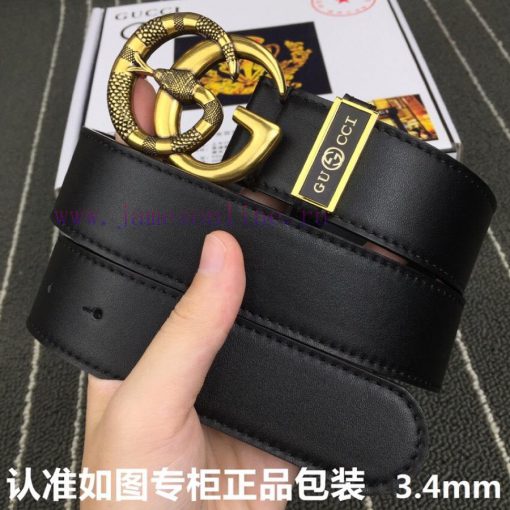 Gucci. GUCCICouple style width 3.4m/4.0mGrade: Italian imported 100% top layer cowhide, Gucc bawk8h0j - Image 3