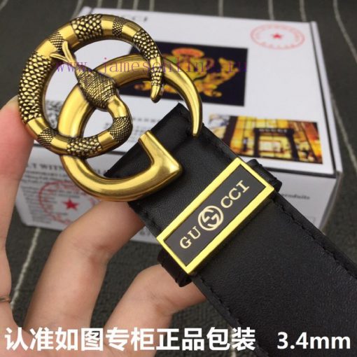 Gucci. GUCCICouple style width 3.4m/4.0mGrade: Italian imported 100% top layer cowhide, Gucc bawk8h0j - Image 9