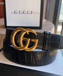 . Paired with Gucci men's waist belt of the same series, it features imported original Nile y3kxd9hc