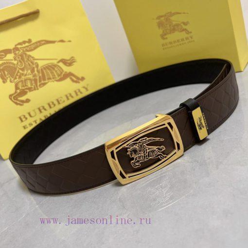 BurberryMaterial: Leather Belt with 100% Head Layer. The leather belt is guaranteed to be ge spyr1hjp - Image 4