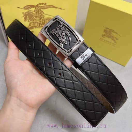 BurberryMaterial: Leather Belt with 100% Head Layer. The leather belt is guaranteed to be ge n6wah2po - Image 3