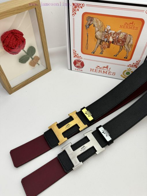 Hermes Hermès  Material: Leather Belt with 100% Head Layer. The leather belt is guaranteed t jj4s8kku - Image 2