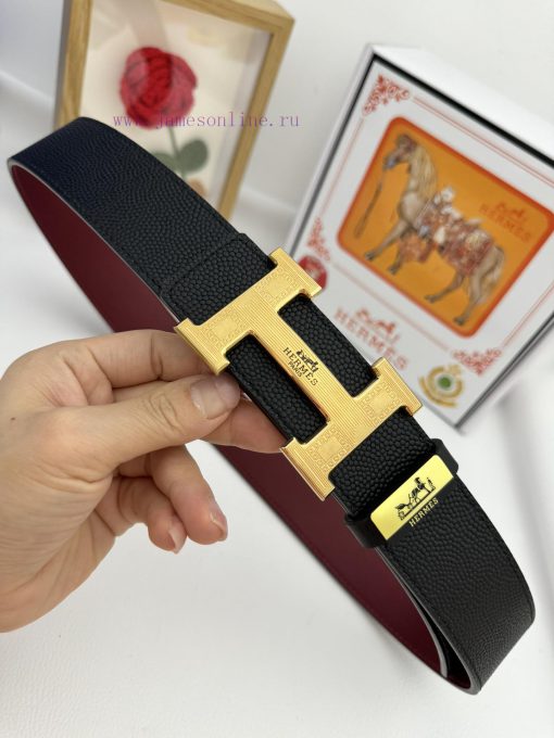 Hermes Hermès  Material: Leather Belt with 100% Head Layer. The leather belt is guaranteed t jj4s8kku - Image 6