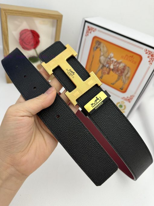 Hermes Hermès  Material: Leather Belt with 100% Head Layer. The leather belt is guaranteed t jj4s8kku - Image 8