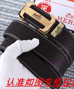 Men's belt HermesMen's leather belt is made of 100% head layer cowhide, ensuring that the 24 gjl2sb1k