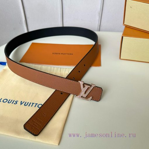 Width 30mm 𝕃𝕠𝕦𝕚𝕤𝕧𝕦𝕚𝕥𝕥𝕠𝕟 Lvjia's new SS23 limited edition women's belt classic double-sided c ov3elx96 - Image 5