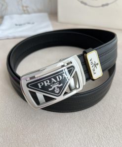 Prada PRADA Belt Automatic BeltAutomatic belt, classic acrylic pure steel material automatic 4gbcll9e