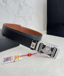 Versace. Versace Belt and BeltsHanging buckle, classic human head made of pure steel materia s8zhl6rv
