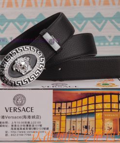 Belt belt Versace cowhide beltMen's belt material: 100% head layer cowhide belt, guaranteed siefkkoi