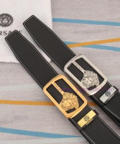 Belt belt Versace cowhide beltMen's belt material: 100% head layer cowhide belt, guaranteed 48bmz4vd