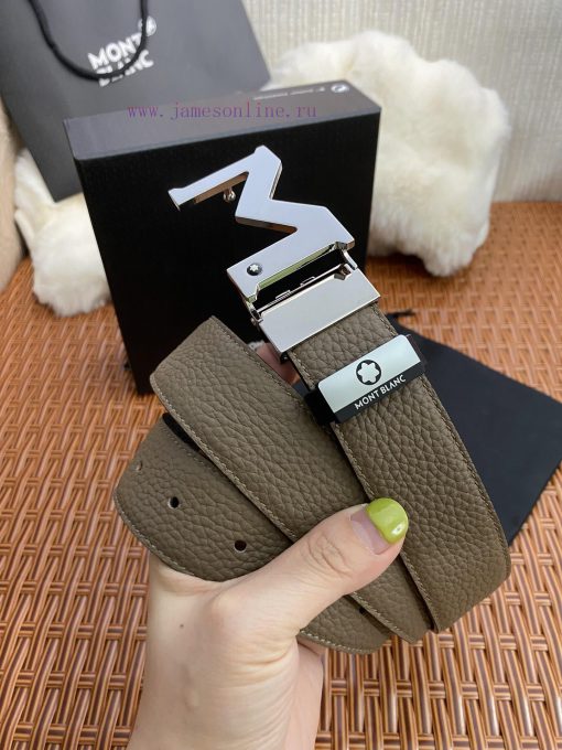 MontblancMaterial: Leather Belt with 100% Head Layer. The leather belt is guaranteed to be g wu9j9m34