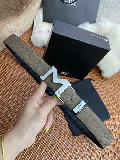 MontblancMaterial: Leather Belt with 100% Head Layer. The leather belt is guaranteed to be g wu9j9m34 - Image 4