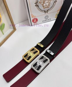Versace. VersaceMaterial: Leather Belt with 100% Head Layer. The leather belt is guaranteed m13o43sy