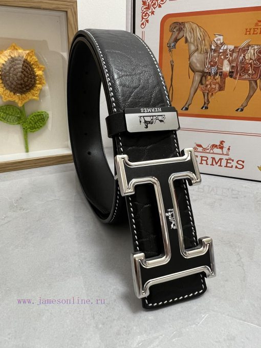 Hermes Hermès  Material: Leather Belt with 100% Head Layer. The leather belt is guaranteed t d6jt64ze - Image 3