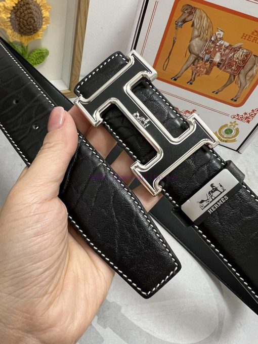 Hermes Hermès  Material: Leather Belt with 100% Head Layer. The leather belt is guaranteed t emhcqej1 - Image 4