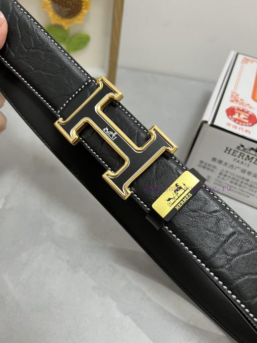 Hermes Hermès  Material: Leather Belt with 100% Head Layer. The leather belt is guaranteed t d3rqq8d0 - Image 8