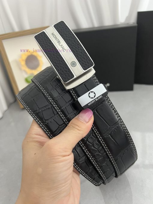 Montblanc Automatic BeltMaterial: Leather Belt with 100% Head Layer. The leather belt is gua pkihk7wz - Image 2