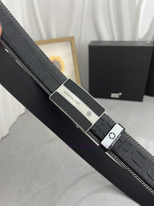 Montblanc Automatic BeltMaterial: Leather Belt with 100% Head Layer. The leather belt is gua pkihk7wz - Image 5