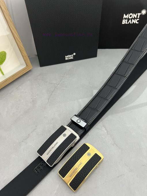 Montblanc Automatic BeltMaterial: Leather Belt with 100% Head Layer. The leather belt is gua pkihk7wz - Image 8