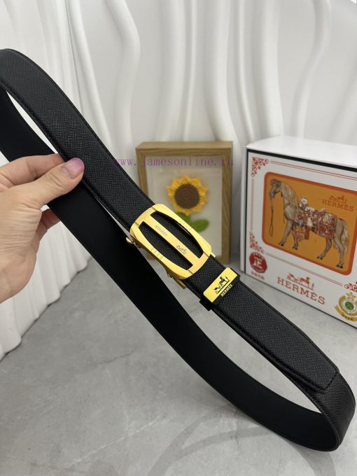 Hermes Herm è s automatic beltMaterial: Leather Belt with 100% Head Layer. The leather belt 89ni61lz - Image 5