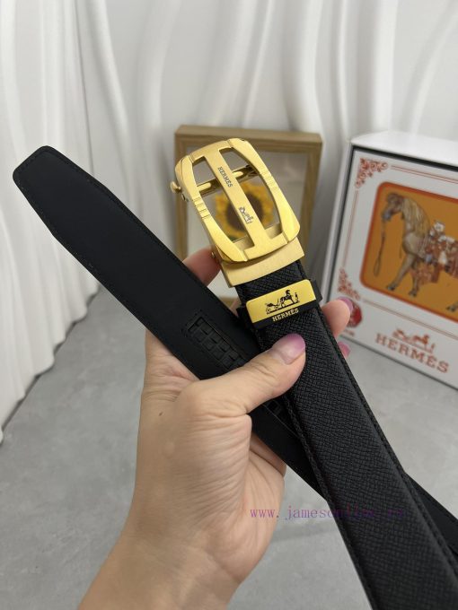 Hermes Herm è s automatic beltMaterial: Leather Belt with 100% Head Layer. The leather belt 89ni61lz - Image 6