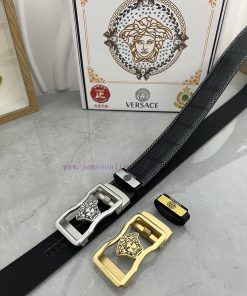 Versace automatic beltMaterial: Leather Belt with 100% Head Layer. The leather belt is guara 5j3hf550
