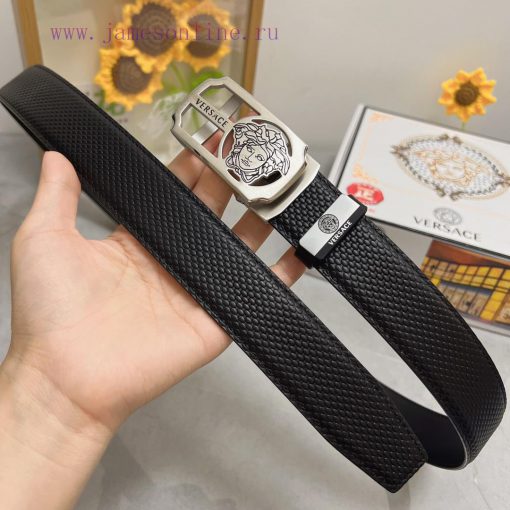 Versace automatic beltMaterial: Leather Belt with 100% Head Layer. The leather belt is guara zhal0cqh - Image 3