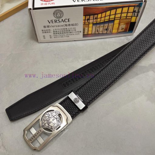 Versace automatic beltMaterial: Leather Belt with 100% Head Layer. The leather belt is guara oum02onu - Image 10