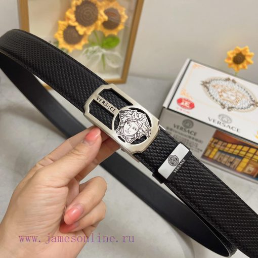Versace automatic beltMaterial: Leather Belt with 100% Head Layer. The leather belt is guara zhal0cqh - Image 6