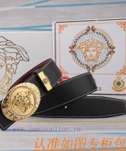 Belt belt Versace cowhide beltMen's belt material: 100% head layer cowhide belt, guaranteed 0lwrentp