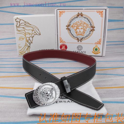 Belt belt Versace cowhide beltMen's belt material: 100% head layer cowhide belt, guaranteed d1aw6su9 - Image 6