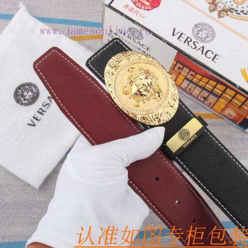 Belt belt Versace cowhide beltMen's belt material: 100% head layer cowhide belt, guaranteed 0lwrentp - Image 8