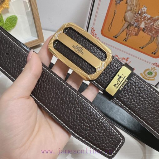 Hermes Hermès  Material: Leather Belt with 100% Head Layer. The leather belt is guaranteed t or5tyak6 - Image 4