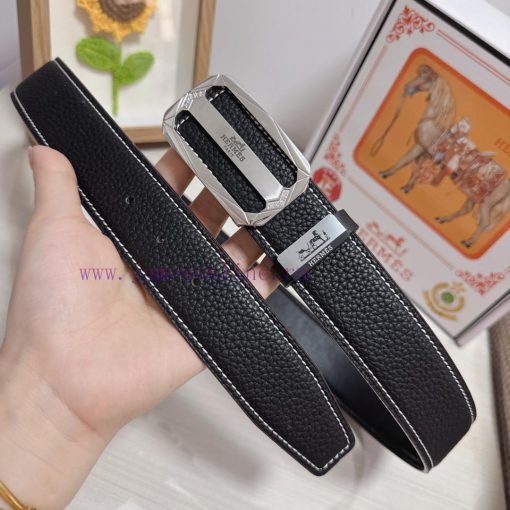 Hermes Hermès  Material: Leather Belt with 100% Head Layer. The leather belt is guaranteed t xpgunoty - Image 3