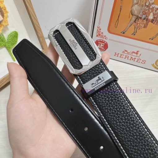Hermes Hermès  Material: Leather Belt with 100% Head Layer. The leather belt is guaranteed t 0w2p6kv3 - Image 9
