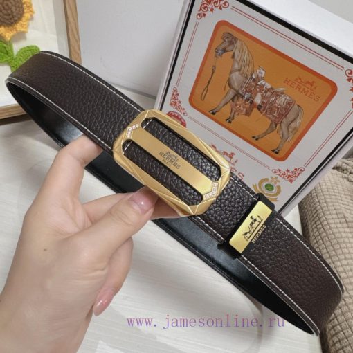 Hermes Hermès  Material: Leather Belt with 100% Head Layer. The leather belt is guaranteed t or5tyak6 - Image 6