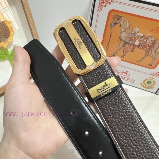 Hermes Hermès  Material: Leather Belt with 100% Head Layer. The leather belt is guaranteed t 0w2p6kv3 - Image 10