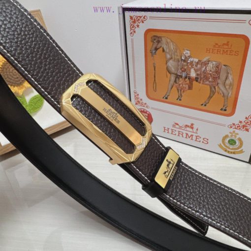 Hermes Hermès  Material: Leather Belt with 100% Head Layer. The leather belt is guaranteed t or5tyak6 - Image 8