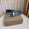 Burberry launches new matching palladium plated buckle design with engraved Burberry plaid w vs62wtyn