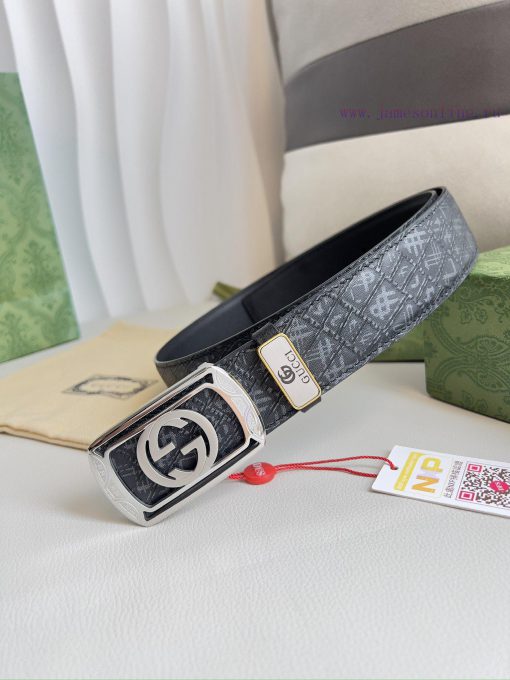Gucci Gucci Belt ️ BeltHanging buckle, pure copper material buckle head, top layer cowhide, 7i2u5bq6 - Image 2