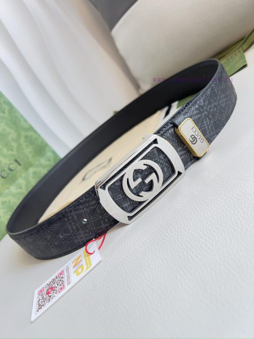 Gucci Gucci Belt ️ BeltHanging buckle, pure copper material buckle head, top layer cowhide, 7i2u5bq6 - Image 6