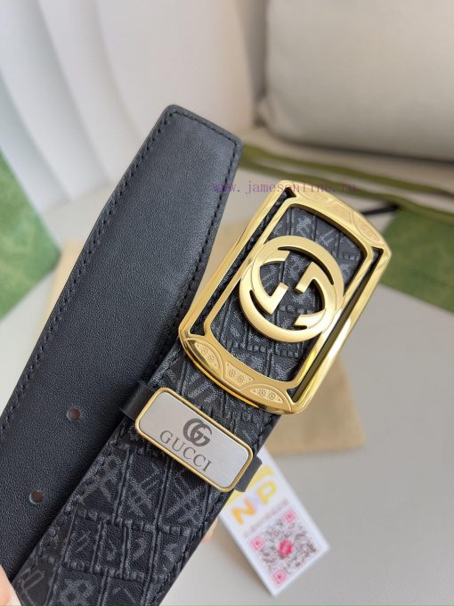 Gucci Gucci Belt ️ BeltHanging buckle, pure copper material buckle head, top layer cowhide, 0dg2ipjo - Image 7