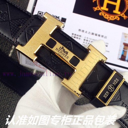Hermes Her..mes️Identify and receive a punch as a giftMaterial: 100% head layer cowhide belt 3za65stz - Image 9